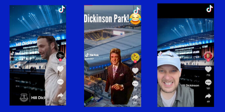 The internet can’t get enough of the Hill Dickinson x Everton deal 