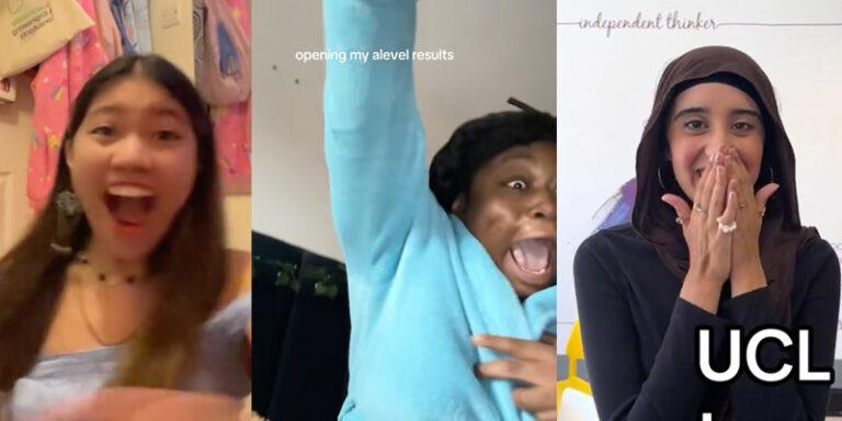 High emotion on TikTok as A-Level students capture moment they learn they’re going to law school