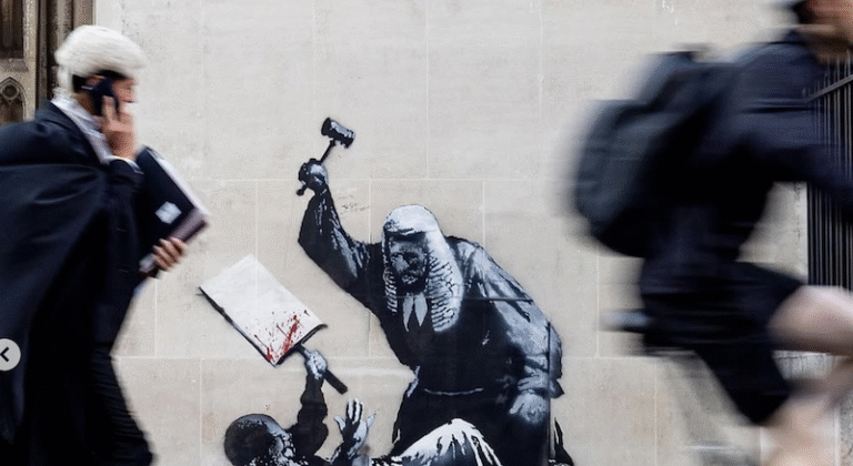 Banksy’s Royal Courts of Justice mural set to be removed