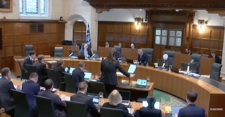 Awkward moment at Supreme Court as judge’s phone plays podcast mid-hearing