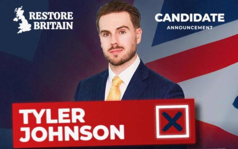 Junior City lawyer stands for Restore Britain in Holborn by-election 